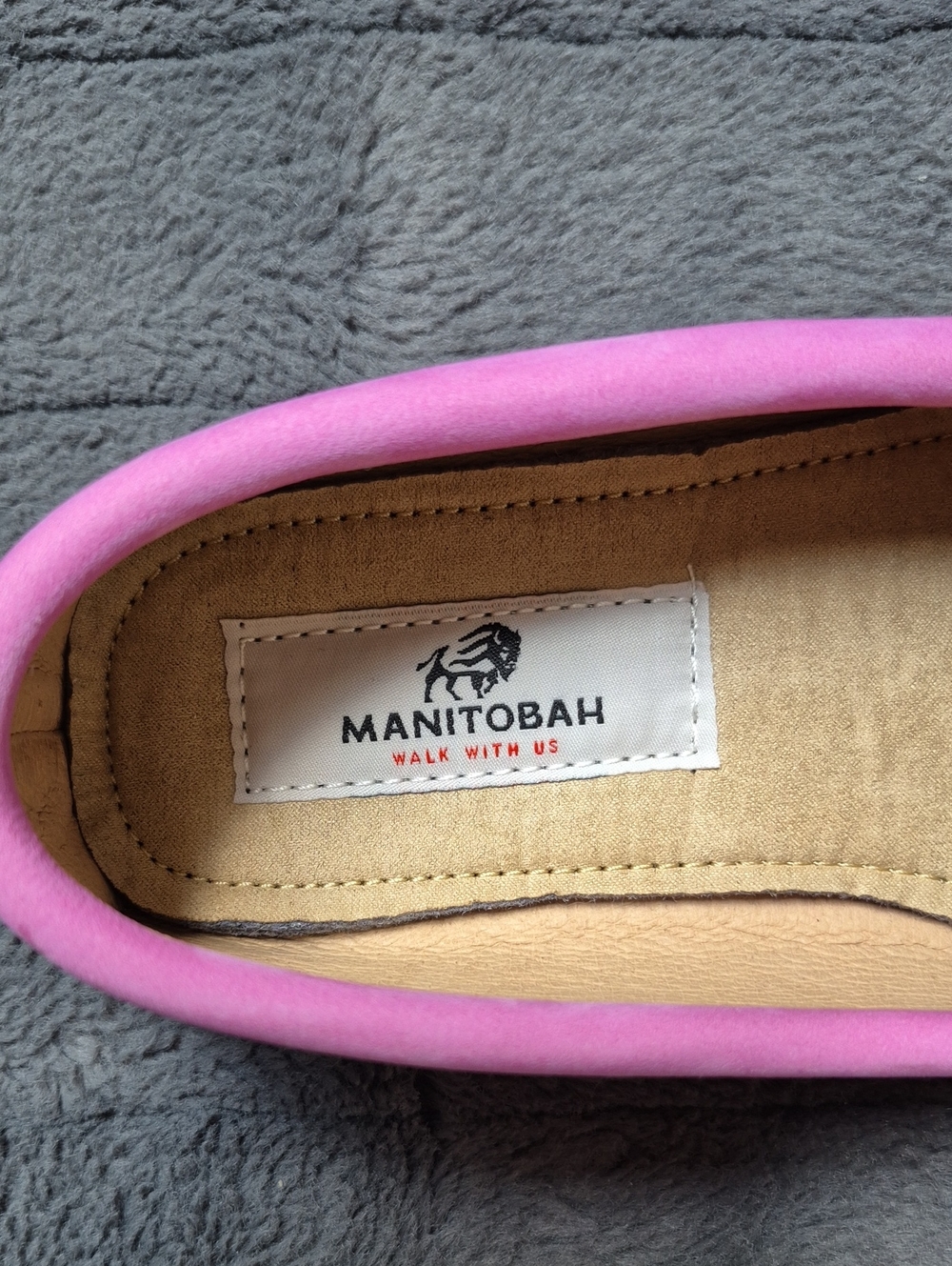 Kayak Manitobah Mukluks Pink Leather/Suede Beaded Moccasins, Size 8, New W Tags - Picture 8 of 15